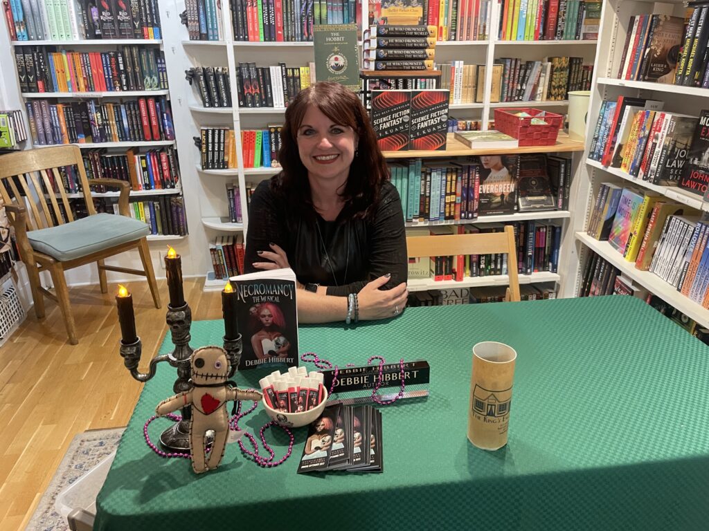 Fun author table setup